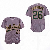 Athletics 26 Matt Chapman Gray Flexbase Jersey Dzhi,baseball caps,new era cap wholesale,wholesale hats